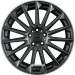 2DRV by WHEELWORLD WH39 Dark Gunmetal Glänzend Hornpoliert (DGM+ML+)